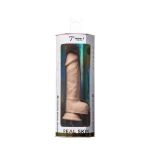 Телесный фаллоимитатор на присоске Real Skin Model 1 - 17,8 см.