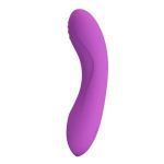Фиолетовый мини-вибратор DJ Dick - 12,7 см.