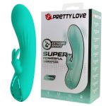 Зеленый мини-вибратор DJ Stick - 12,7 см.