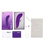 Фиолетовый бесконтактный клиторальный стимулятор We-Vibe Melt 2