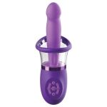 Фиолетовая помпа-вибратор Ultimate Pleasure Pro Plus