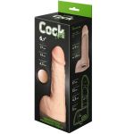 Телесный фаллоудлинитель с мошонкой Cock Next - 17 см.