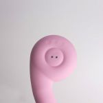 Розовый вибростимулятор точки G с нагревом Bendable Heating G-Spot Vibrator