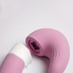 Розовый вибростимулятор зоны G 2-в-1