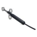 Черный шприц с тонким кончиком для введения геля Deep Shot Lubricant Launcher