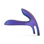 Фиолетовое эрекционное виброкольцо с клиторальной подушечкой Infinity Ignite