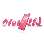 Розовое интерактивное виброяйцо Aria