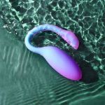 Голубой вибратор Flamingo Max
