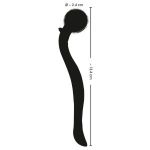 Черное колесо Вартенберга Micro Pinwheel - 13,4 см.