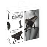 Черный женский страпон Strap-on Set: трусики и насадка