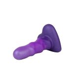 Фиолетовый нереалистичный дилдо Unicorn Max - 12,5 см.