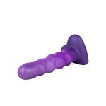 Фиолетовый нереалистичный дилдо Unicorn - 17,5 см.