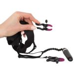 Женские вибростринги с зажимами для половых губ Spreader String with Vibrator