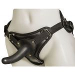 Женский страпон с вагинальной пробкой Woman Strap - 12 см.