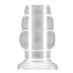 Прозрачная анальная пробка с тоннелем №49 Small Hollow Tunnel Butt Plug 3 Inch - 7,7 см.