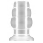 Прозрачная анальная пробка с тоннелем №51 Large Hollow Tunnel Butt Plug 5 Inch - 12,7 см.