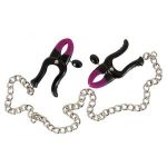 Зажимы на соски Silicone Nipple Clamps с цепочкой
