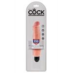 Телесный вибратор-реалистик 7  Vibrating Stiffy - 21,6 см.