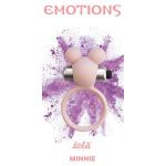 Розовое эрекционное виброколечко Emotions Minnie Light pink