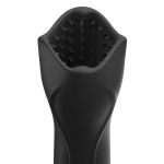 Черный вибромастурбатор-ротатор Vibrating Roto-Teazer