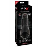 Черный вибромастурбатор-ротатор Vibrating Roto-Teazer