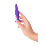 Фиолетовая анальная втулка Toyfa A-toys - 10,2 см.