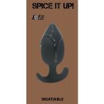 Серая анальная пробка Insatiable - 10,5 см.