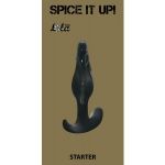 Чёрная анальная пробка Starter - 10,5 см.