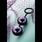 Фиолетово-черная вагинальные шарики TOYFA A-toys