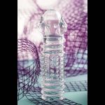 Прозрачная насадка на пенис TOYFA A-Toys с расширенной головкой - 15,3 см.