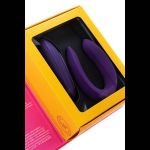 Фиолетовый вибратор для пар Satisfyer Double Plus Remote с пультом ДУ