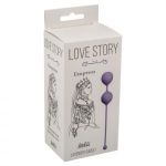 Фиолетовые вагинальные шарики Love Story Empress Lavender Sunset