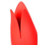 Красный вибратор Satisfyer Power Flower с лепестками - 18,8 см.