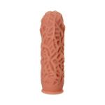 Насадка на фаллос с рельефными складочками Extreme Sleeve 012 M-size - 14,7 см.