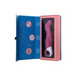 Вибратор Satisfyer Petting Hippo с загнутым кончиком - 22,9 см.
