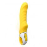Жёлтый вибратор Satisfyer Yummy Sunshine - 22,5 см.
