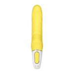 Жёлтый вибратор Satisfyer Yummy Sunshine - 22,5 см.