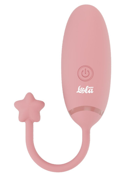 Нежно-розовое виброяйцо с управлением через приложение Diana