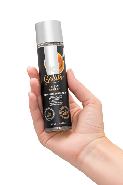 Лубрикант с ароматом крем-брюле JO GELATO CREME BRULEE - 120 мл.