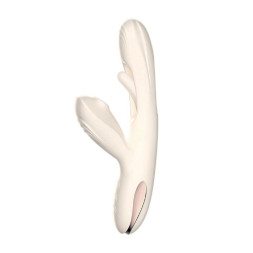 Хай-тек вибратор с таппингом и вакуумом Angela - 21,8 см.