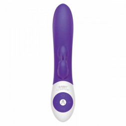 Фиолетовый вибратор The Kissing Rabbit