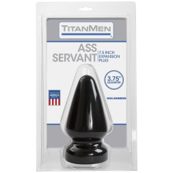 Большая анальная пробка Titanmen Tools Butt Plug 3.75 Diameter Ass Servant - 19 см.
