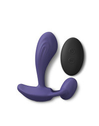 Темно-синий вибромассажер Witty P&amp;amp;G Vibrator with Remote Control