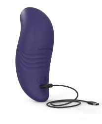 Темно-синий вакуум-волновой стимулятор Believer