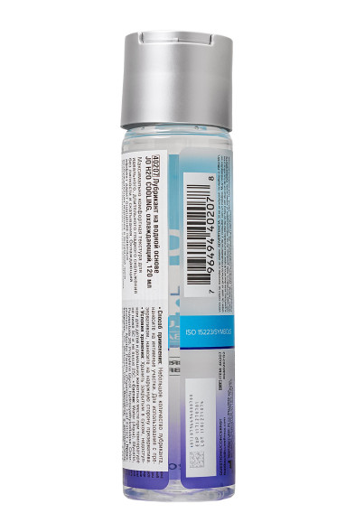 Охлаждающий лубрикант на водной основе JO Personal Lubricant H2O COOLING - 120 мл.