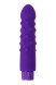 Фиолетовый вибратор с шишечками - 17 см.
