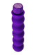Фиолетовый фигурный вибратор - 17 см.