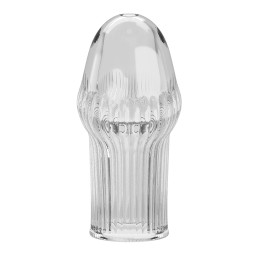 Прозрачная насадка на пенис Huel - 9 см.