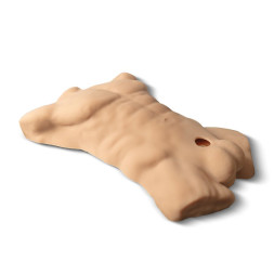 Телесный мужской торс с фаллоимитатором SILEXD Apollo L 7