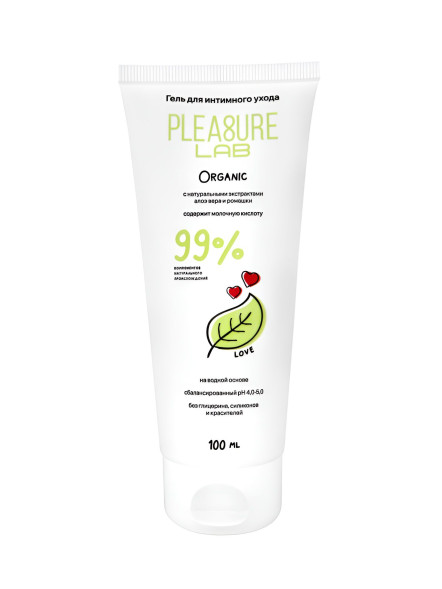 Натуральный лубрикант на водной основе Pleasure Lab Organic - 100 мл.